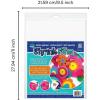 imageGRAFIX Film Assorted 85 x 11 Pack of 6 Opaque Sheets Design Your Art and Shrink It to Create Jewelry Embellishments Paper 6 Fl Oz KSF6ASST85x11