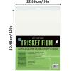 imageGrafix All Purpose Low Tack Frisket Film SelfAdhering Removeable Adhesive Sheets for Airbrushing Retouching Stencils Rubber Stamping Watercolor and Masking 9 x 12 Matte 12 Pack 9quot x 12quot9x12