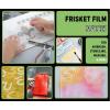 imageGrafix All Purpose Low Tack Frisket Film SelfAdhering Removeable Adhesive Sheets for Airbrushing Retouching Stencils Rubber Stamping Watercolor and Masking 9 x 12 Matte 12 Pack 9quot x 12quot24x4 yds