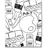 imageGrafix Artist Series Film  Art Supply by Balzer Designs 85 x 11 Pack of 4 2 PrePrinted White 2 Clear Translucent Shrink Sheets Even Easier to Create and Decorate 812 x 11Art Supplies Design by Balzer