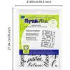 imageGrafix Artist Series Film  Art Supply by Balzer Designs 85 x 11 Pack of 4 2 PrePrinted White 2 Clear Translucent Shrink Sheets Even Easier to Create and Decorate 812 x 11Script Design by Art By Marlene