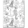 imageGrafix Artist Series Film  Art Supply by Balzer Designs 85 x 11 Pack of 4 2 PrePrinted White 2 Clear Translucent Shrink Sheets Even Easier to Create and Decorate 812 x 11Nautical Design by Gine Lee Kim