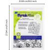 imageGrafix Artist Series Film  Art Supply by Balzer Designs 85 x 11 Pack of 4 2 PrePrinted White 2 Clear Translucent Shrink Sheets Even Easier to Create and Decorate 812 x 11Assorted Design by Art By Marlene