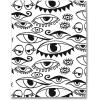 imageGrafix Artist Series Film  Art Supply by Balzer Designs 85 x 11 Pack of 4 2 PrePrinted White 2 Clear Translucent Shrink Sheets Even Easier to Create and Decorate 812 x 11Eyes Design by Balzer