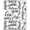 imageGrafix Artist Series Film  Art Supply by Balzer Designs 85 x 11 Pack of 4 2 PrePrinted White 2 Clear Translucent Shrink Sheets Even Easier to Create and Decorate 812 x 11Script Design by Art By Marlene