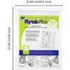 imageGrafix Artist Series Film  Art Supply by Balzer Designs 85 x 11 Pack of 4 2 PrePrinted White 2 Clear Translucent Shrink Sheets Even Easier to Create and Decorate 812 x 11Nautical Design by Gine Lee Kim