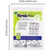 imageGrafix Artist Series Film  Art Supply by Balzer Designs 85 x 11 Pack of 4 2 PrePrinted White 2 Clear Translucent Shrink Sheets Even Easier to Create and Decorate 812 x 11Butterflies Design by Art By Marlene