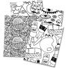 imageGrafix Artist Series Film  Art Supply by Balzer Designs 85 x 11 Pack of 4 2 PrePrinted White 2 Clear Translucent Shrink Sheets Even Easier to Create and Decorate 812 x 11Assorted Design by Balzer