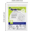 imageGrafix Artist Series Film  Art Supply by Balzer Designs 85 x 11 Pack of 4 2 PrePrinted White 2 Clear Translucent Shrink Sheets Even Easier to Create and Decorate 812 x 11Assorted Design by Gina Lee Kim
