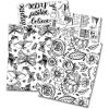 imageGrafix Artist Series Film  Butterflies Design by Art by Marlene 85 x 11 Pack of 4 2 PrePrinted White 2 Clear Translucent Shrink Sheets Even Easier to Create and Decorate 85quotx11quot 4 CountAssorted Design by Art By Marlene