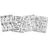imageGrafix Artist Series Film  Butterflies Design by Art by Marlene 85 x 11 Pack of 4 2 PrePrinted White 2 Clear Translucent Shrink Sheets Even Easier to Create and Decorate 85quotx11quot 4 CountAssorted Design by Art By Marlene