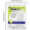 imageGrafix Artist Series Film  Butterflies Design by Art by Marlene 85 x 11 Pack of 4 2 PrePrinted White 2 Clear Translucent Shrink Sheets Even Easier to Create and Decorate 85quotx11quot 4 CountSucculents Design by Gine Lee Kim