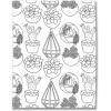 imageGrafix Artist Series Film  Butterflies Design by Art by Marlene 85 x 11 Pack of 4 2 PrePrinted White 2 Clear Translucent Shrink Sheets Even Easier to Create and Decorate 85quotx11quot 4 CountSucculents Design by Gine Lee Kim