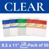 imageGrafix Computer Ink Jet Film  Printable Film for Creating Custom Overlays Journals Window Effects Stickers Photos Jewelry and More Ink Jet Printers Only 85 x 11 Clear Pack of 50