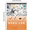 imageGrafix DuraLar 0003quot Film Ultra Clear Glossy 11quotx14quot Sheet MylarAcetate Alternative for Blank Stencils and Templates Protection Transparencies Windows Arts and Crafts Pad of 25 SheetsMatte  Pad of 25 Sheets