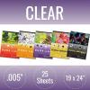 imageGrafix DuraLar 0003quot Film Ultra Clear Glossy 11quotx14quot Sheet MylarAcetate Alternative for Blank Stencils and Templates Protection Transparencies Windows Arts and Crafts Pad of 25 SheetsClear  Pad of 25 Sheets