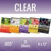 imageGrafix DuraLar 0003quot Film Ultra Clear Glossy 11quotx14quot Sheet MylarAcetate Alternative for Blank Stencils and Templates Protection Transparencies Windows Arts and Crafts Pad of 25 SheetsClear  Pad of 25 Sheets