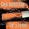 imageGrafix Edge 20 x 50 Roll  UltraClear 005 DuraLar Film Create Custom Stencils for Urban Art Projects Spray Painting Screen Printing Drawing Airbrushing Inch Feet RESF2050Clear  Roll