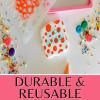imageGrafix FoodSafe Craft Plastic Film  Reusable 005 Thick Translucent Film Perfect for Sugar Craft Stencils Cookie and Cake Decorating Chocolate Work and More Frosted 12 x 12 Pack of 25FOODSAFE  Pack of 25