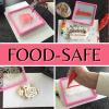 imageGrafix FoodSafe Craft Plastic Film  Reusable 005 Thick Translucent Film Perfect for Sugar Craft Stencils Cookie and Cake Decorating Chocolate Work and More Frosted 12 x 12 Pack of 25FOODSAFE  Pack of 25