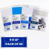 imageGrafix Impress Inking Palette 9 by 12Inch 25Pack 9 x 12 Pad of 25 Disposable Nonporous Clear Plastic Sheets Used for Rolling Out and Mixing Paint Gummed on 2 Sides to Prevent Curling
