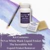 imageGrafix Incredible Liquid Frisket Kits  45 Ounce  Kit Includes 45 Ounce Bottle of White Mask Liquid Frisket The Incredible Nib and Liquid Frisket Remover ToolWhite Kit