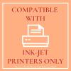 imageGrafix KCAI8116 Clear Adhesive Inkjet Print Film for Creating Custom Overlays Journals Window Effects Stickers Photos Jewelry and More Clear 85quot x 11quot Pack of 6Matte  Pack of 50