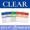 imageGrafix KCI8116 Ink Jet Film 812Inch by 11Inch 6Pack Clear