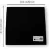 imageGrafix Medium Weight Chipboard  12quotx12quot White AcidFree 0057 Sheets Create ThreeDimensional Embellishments for Cards Papercrafts Mixed Media Home Dcor and More Pack of 25Natural  Black  White