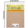 imageGrafix Medium Weight Chipboard  85quotx11quot Natural AcidFree 0057 Sheets Create ThreeDimensional Embellishments for Cards Papercrafts Mixed Media Home Dcor and More Pack of 6loosesheets