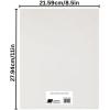 imageGrafix Medium Weight Chipboard  85quotx11quot White AcidFree 0057 Sheets Create ThreeDimensional Embellishments for Cards Papercrafts Mixed Media Home Dcor and More Pack of 25