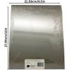 imageGrafix Shrink Film  Matte Translucent 85quotx11quot Sheets Design Your Art and Shrink It to Create Jewelry Embellishments Paper Crafts Gift Tags Ornaments and More Pack of 50Silver 50 Packs