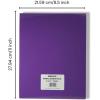imageGrafix Shrink Film  Matte Translucent 85quotx11quot Sheets Design Your Art and Shrink It to Create Jewelry Embellishments Paper Crafts Gift Tags Ornaments and More Pack of 50Purple 50 Packs