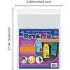 imageGrafix Shrink Film  Matte Translucent 85quotx11quot Sheets Design Your Art and Shrink It to Create Jewelry Embellishments Paper Crafts Gift Tags Ornaments and More Pack of 50Clear 6 Packs