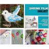 imageGrafix Shrink Film  Matte Translucent 85quotx11quot Sheets Design Your Art and Shrink It to Create Jewelry Embellishments Paper Crafts Gift Tags Ornaments and More Pack of 50CLEAR  WHITE 30 Packs