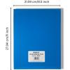 imageGrafix Shrink Film  Matte Translucent 85quotx11quot Sheets Design Your Art and Shrink It to Create Jewelry Embellishments Paper Crafts Gift Tags Ornaments and More Pack of 50Blue 50 Packs