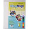 imageGrafix Pack of 50 White Static Film Create Your Own Window Clings and Temporary Decorations Just Stick to Any Glass Acrylic or Glossy Surface 50Pack 50 CountClear