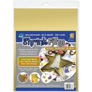 imageGRAFIX Film Assorted 85 x 11 Pack of 6 Opaque Sheets Design Your Art and Shrink It to Create Jewelry Embellishments Paper 6 Fl Oz KSF6ASST812 x 11 In