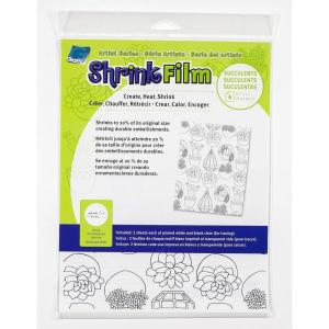 imageGrafix Artist Series Film  Butterflies Design by Art by Marlene 85 x 11 Pack of 4 2 PrePrinted White 2 Clear Translucent Shrink Sheets Even Easier to Create and Decorate 85quotx11quot 4 CountSucculents Design by Gine Lee Kim