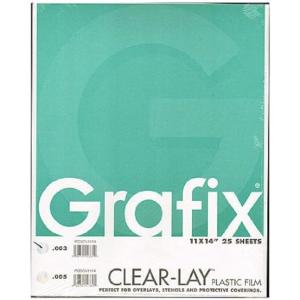 imageGrafix ClearLay Acetate Alternative 0003 in 11 in x 14 in pad of 25