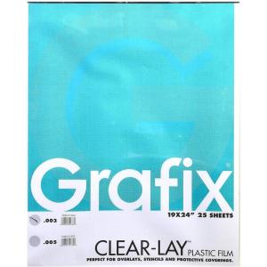 imageGrafix ClearLay Acetate Alternative 0003 in 19 in x 24 in pad of 25