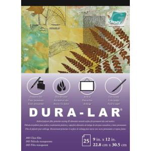 imageGrafix DuraLar 0003quot Film Ultra Clear Glossy 11quotx14quot Sheet MylarAcetate Alternative for Blank Stencils and Templates Protection Transparencies Windows Arts and Crafts Pad of 25 SheetsClear  Pad of 25 Sheets