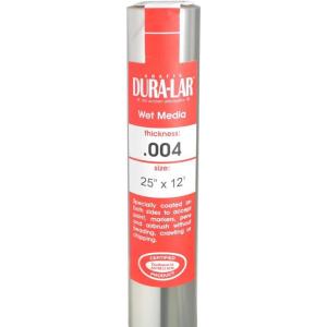 imageGrafix DuraLar 0003quot Film Ultra Clear Glossy 11quotx14quot Sheet MylarAcetate Alternative for Blank Stencils and Templates Protection Transparencies Windows Arts and Crafts Pad of 25 SheetsWet Media  Roll