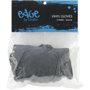 imageGrafix Edge Vinyl Gloves  LongLasting Powder Coated One Size Fits All Keep Hands Clean from Paints and Solvents Great for Urban Art