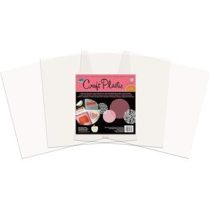 imageGrafix Food Safe Craft Plastic Film  Reusable 0075 Thick Translucent Film Perfect for Sugar Craft Stencils Cookie and Cake Decorating Chocolate Work and More Frosted 12 x 12 Pack of 25
