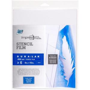 imageGrafix Impress Print Media Monoprint Plate  8 x 12 Pack of 3  Transparent Lightweight NonPorous 030 DuraLar Monoprinting Surface Economical Alternative to Metal or Glass PlatesClear  Pack of 6