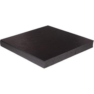 imageGrafix Medium Weight Chipboard  12quotx12quot White AcidFree 0057 Sheets Create ThreeDimensional Embellishments for Cards Papercrafts Mixed Media Home Dcor and More Pack of 25Black