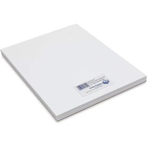 imageGrafix Shrink Film  Matte Translucent 85quotx11quot Sheets Design Your Art and Shrink It to Create Jewelry Embellishments Paper Crafts Gift Tags Ornaments and More Pack of 50White Inkjet 50 Packs
