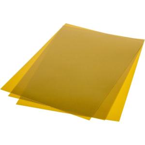 imageGrafix Shrink Film  Matte Translucent 85quotx11quot Sheets Design Your Art and Shrink It to Create Jewelry Embellishments Paper Crafts Gift Tags Ornaments and More Pack of 50Gold 50 Packs