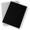 imageGrafix Opaque Craft Plastic  010quot Craft Plastic Film Durable and Flexible Film Perfect for DIY Crafts Mixed Media Fluid Art Watercolors and Stamping White ampamp Black 12X12 Pack of 30